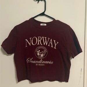 Norway Burgundy T-Shirt